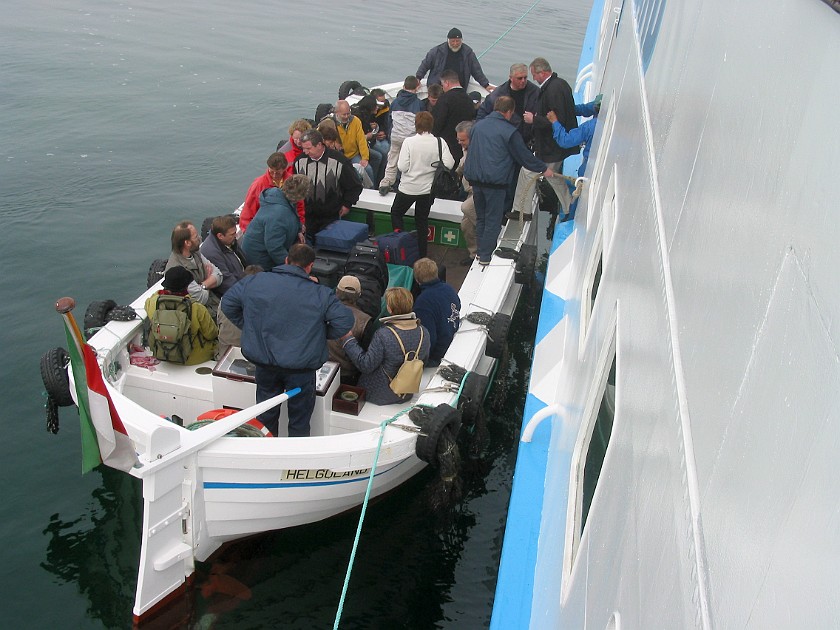 Helgoland. Boat. Helgoland. .
