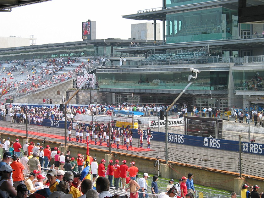 Formula 1 US Grand Prix, Indianapolis Motor Speedway. Grand Stand. Indianapolis. .