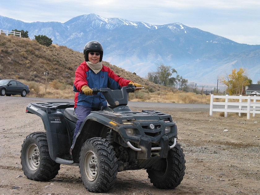 Lake Tahoe and the Surrounding Area. ATV Ridge Run Tour at Pine Nut Mountains. near Reno. .