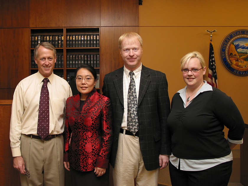 Jun and Thomas' Wedding. Jun, Thomas, Judge, Witness. Carson City. .
