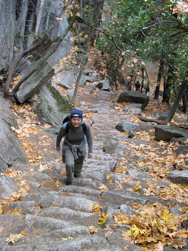 Yosemite National Park. Trail to Vernal Fall. Yosemite National Park. .