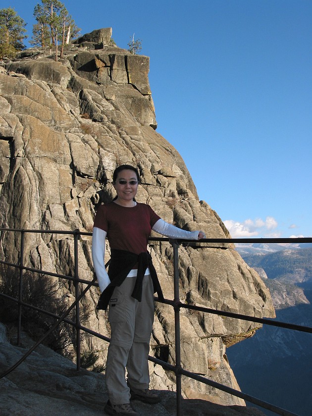 Yosemite National Park. On Top of Upper Yosemite Fall. Yosemite National Park. .