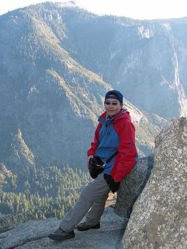 Yosemite National Park. On Top of Upper Yosemite Fall. Yosemite National Park. .