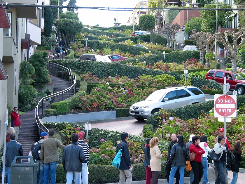 San Francisco. Lombard Street. San Francisco. .
