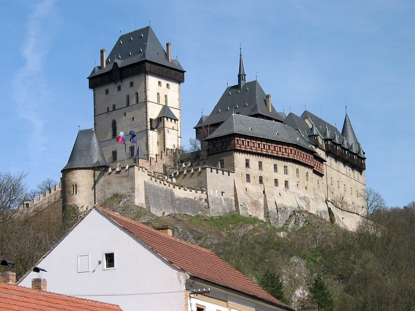 Karlštejn Hrad (Karlstejn Castle). Castle. Karlštejn. .