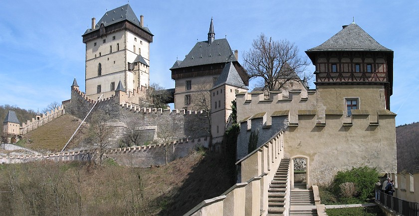 Karlštejn Hrad (Karlstejn Castle). Castle. Karlštejn. .