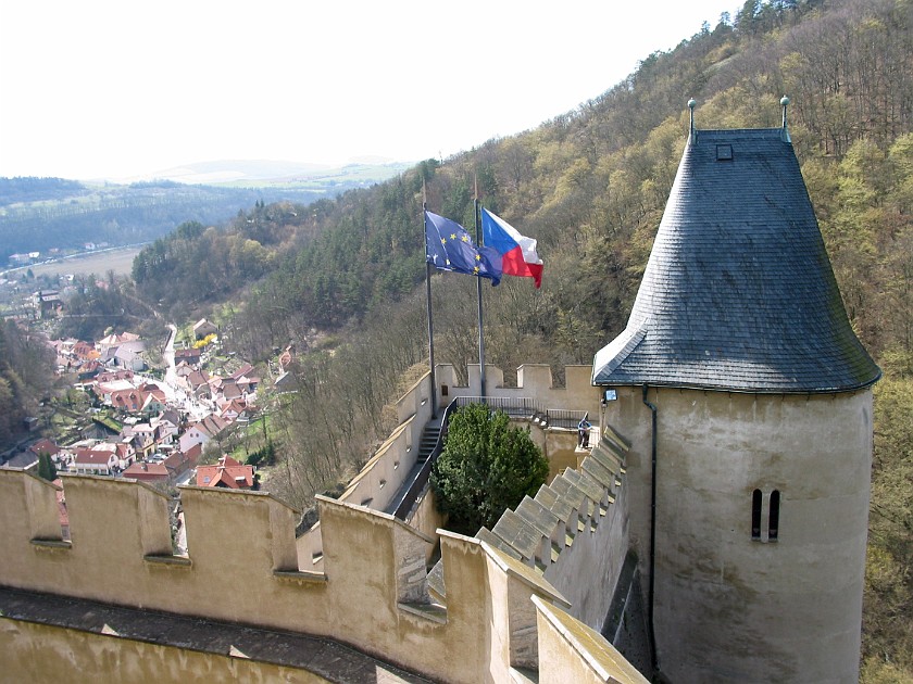 Karlštejn Hrad (Karlstejn Castle). Castle. Karlštejn. .
