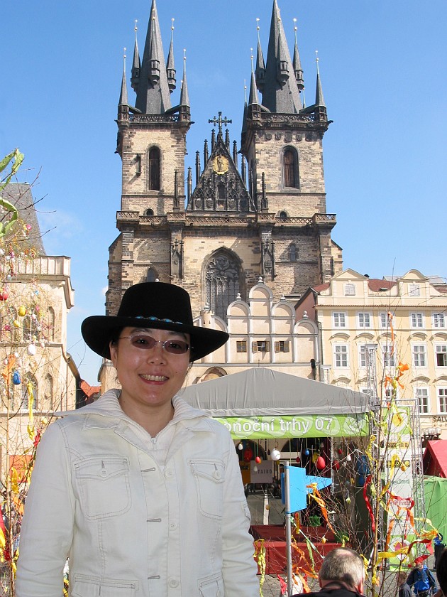Staré Mesto (Old Town). Kostel Panny Marie Pred Týnem (Chruch of our Lady before Týn). Prague. .