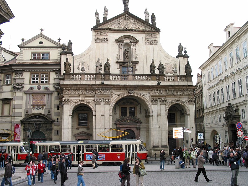 Staré Mesto (Old Town). Kostel Nejsvetejsího Spasitele (Church of Holy Saviour). Prague. .