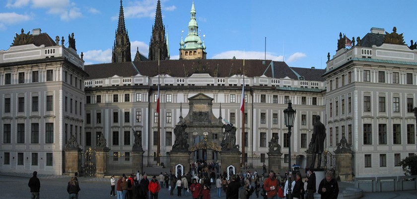 Pražský Hrad (Prague Castle). Main Entry. Prague. .