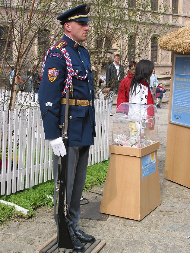 Pražský Hrad (Prague Castle). Guard. Prague. .