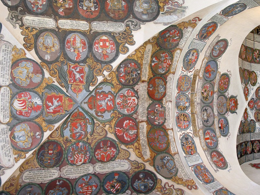 Pražský Hrad (Prague Castle). Ceiling. Prague. .