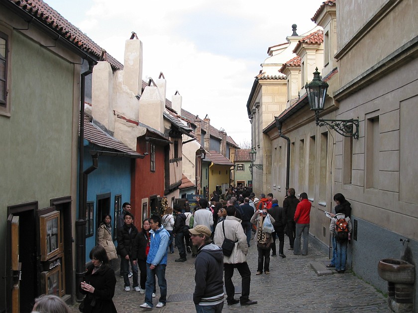 Pražský Hrad (Prague Castle). Zlatá Ul (Golden Lane). Prague. .