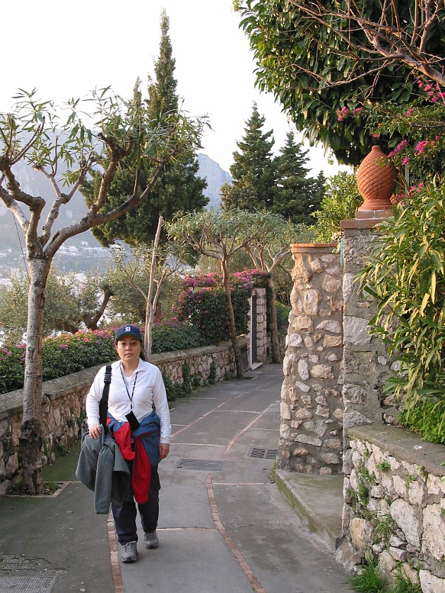 Capri. Via Matermania. Capri. .