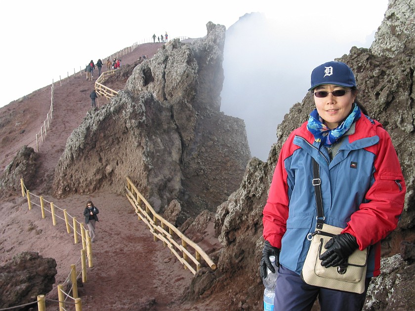 Mount Vesuvius. Vulcano. near Naples. .