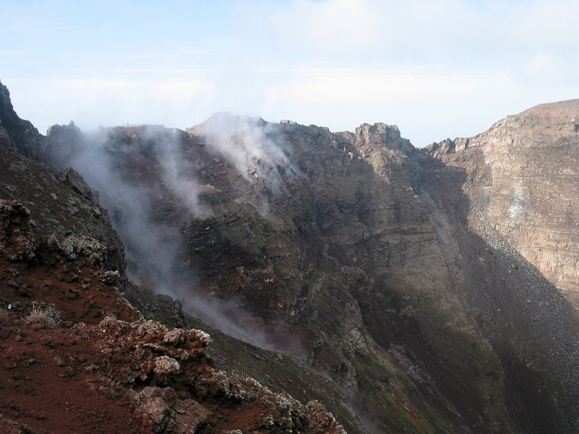 Mount Vesuvius. Vulcano. near Naples. .