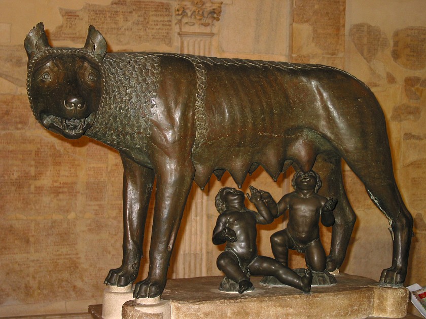 Capitoline Museum. Lupa Capitolina. Rome. .
