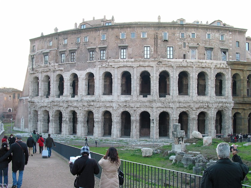 Centro Storico of Rome. Teatro di Marcello. Rome. .