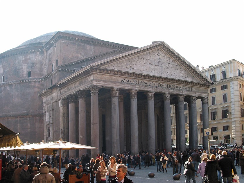Centro Storico of Rome. Pantheon. Rome. .