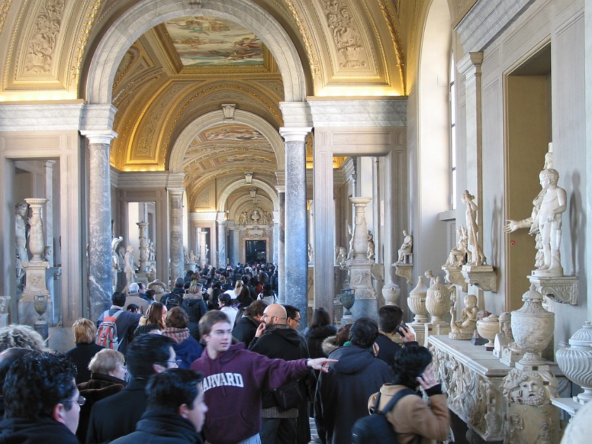 Vatican Museum. Museums Aisle. Vatican City. .