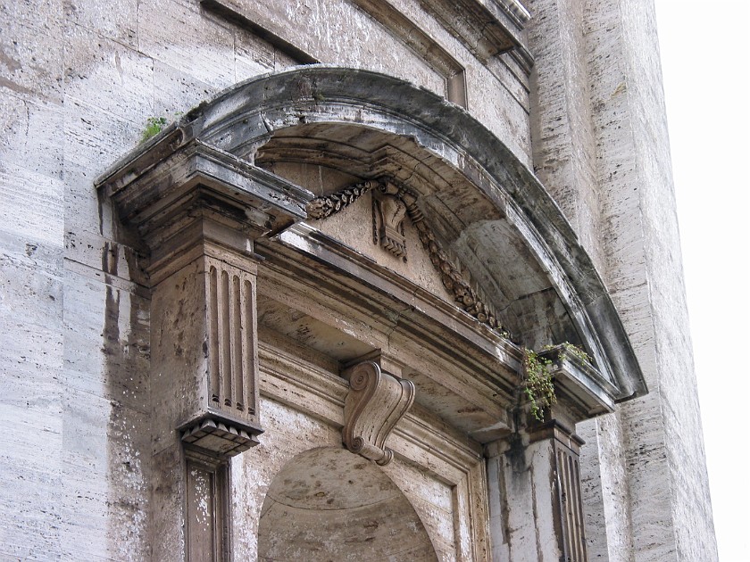St. Peter's Basilica. North Side. Vatican City. .