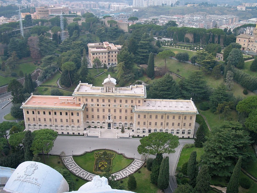 St. Peter's Basilica. Palazzo del Governatorato. Vatican City. .