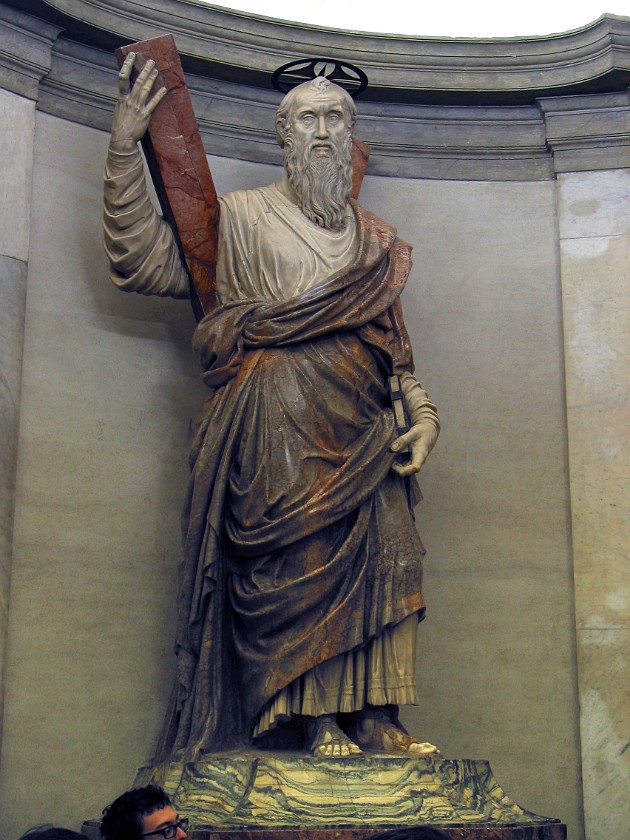 St. Peter's Basilica. Sculture. Vatican City. .