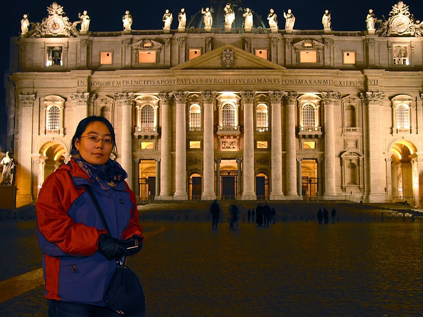 St. Peter's Basilica. Main Portal. Vatican City. .