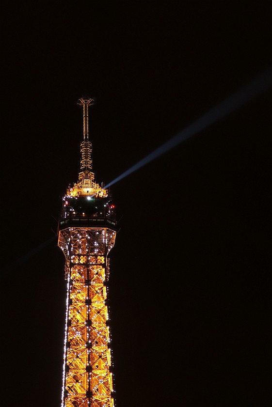 Eiffel Tower. Eiffel Tower at night. Paris. .