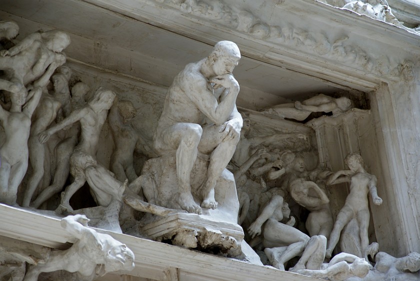 Musée d'Orsay. Porte de l'Enfer by Auguste Rodin, Musée d'Orsay. Paris. .