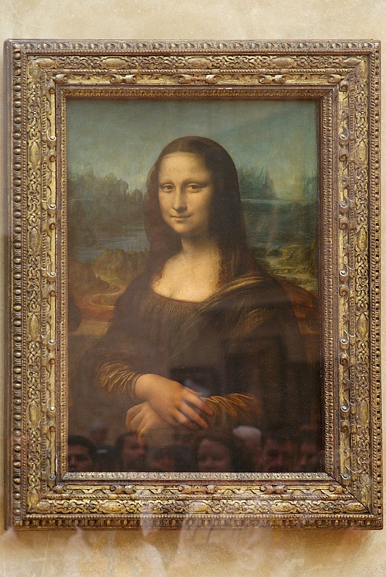 Musée du Louvre. Mona Lisa, also known as La Gioconda, by Leonardo da Vinci, Musée du Louvre. Paris. .