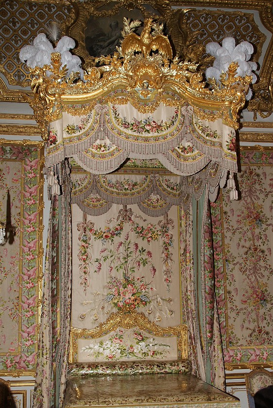Château de Versailles. Queen's sleeping room, Château de Versailles. Versailles. .