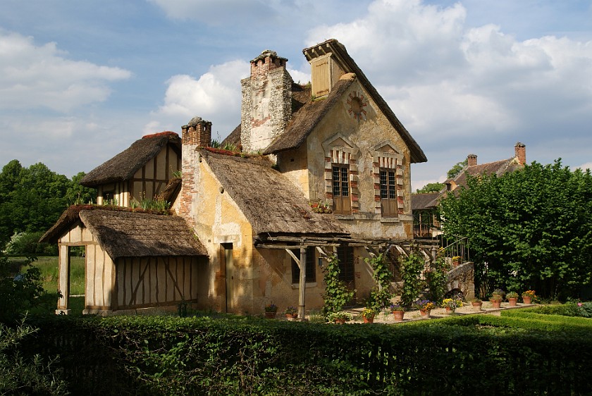 Chateau Gardens of Versailles. Queen's Hamlet. Versailles. .