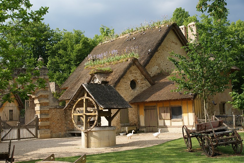 Chateau Gardens of Versailles. Queen's Hamlet. Versailles. .