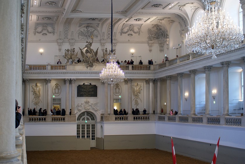 Spanish Riding School Vienna. Winter Riding Hall. Vienna. .