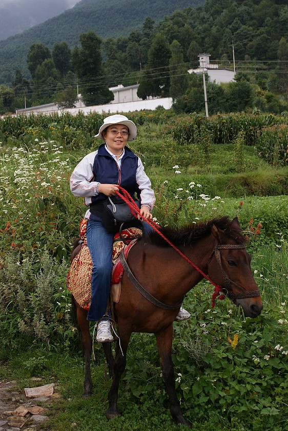 Horseback Ride on Zhonghé Shan. Ride. near Dàli. .