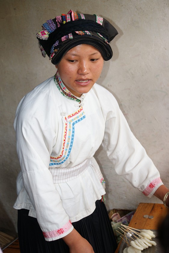Dongba Village. Naxi woman. Dongba Village. .
