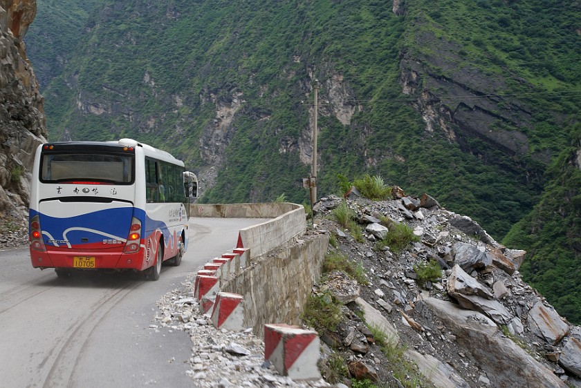 Daytrip to the Tiger Leaping Gorge. Northern road of the Tiger Leaping Gorge. Tiger Leaping Gorge. .
