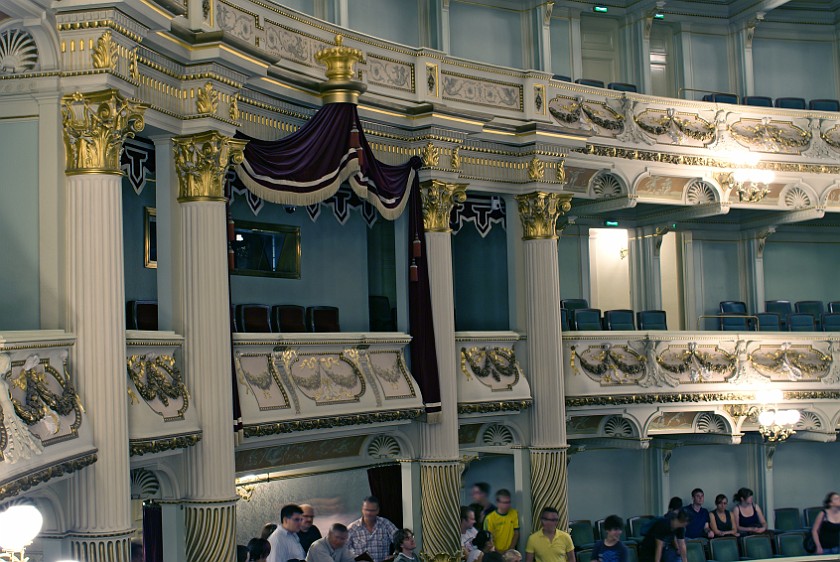 Semper Opera. King's box. Dresden. .
