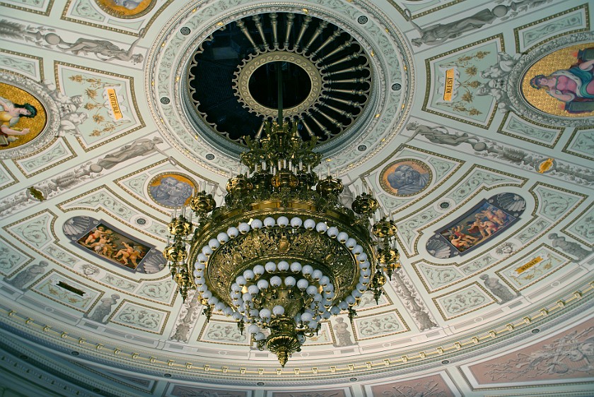 Semper Opera. Chandelier. Dresden. .