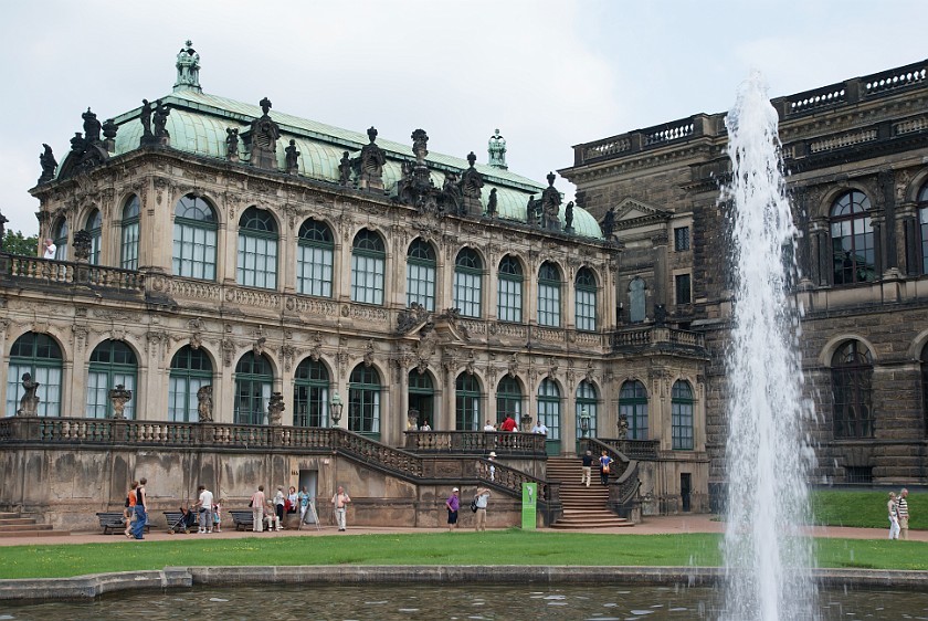 Zwinger. Semper building. Dresden. .