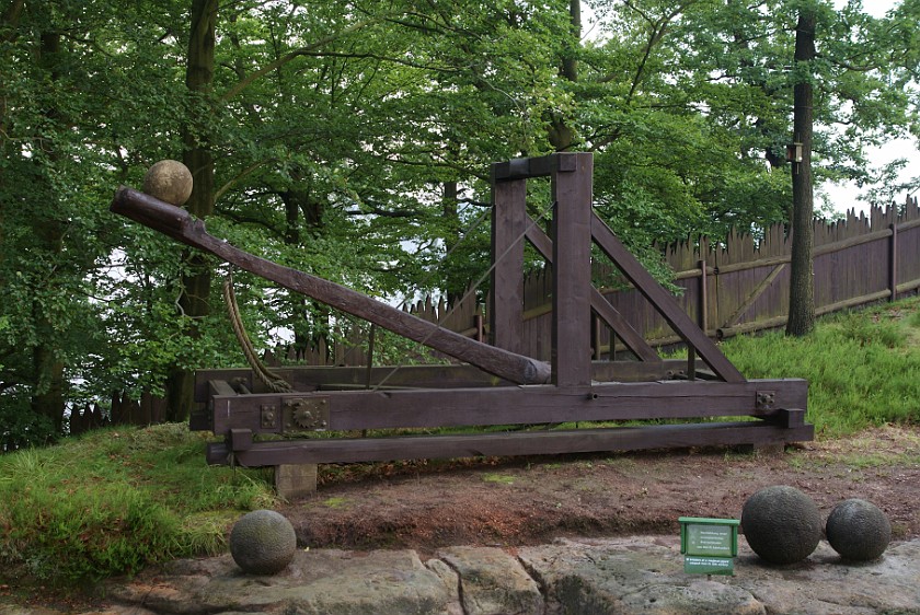 Bastei. Catapult. Saxon Switzerland. .