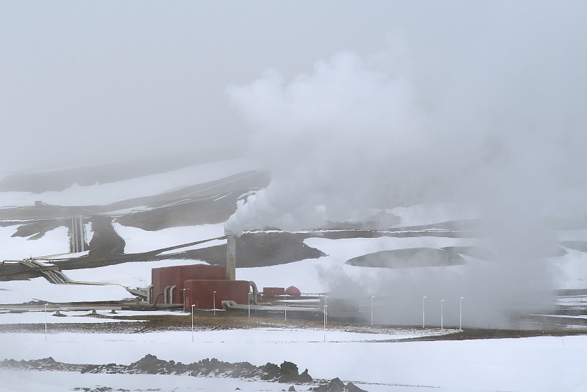 Krafla. Kröflustöð power station. Mývatn Region. .