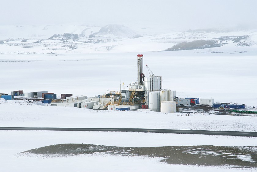 Krafla. Kröflustöð power station. Mývatn Region. .