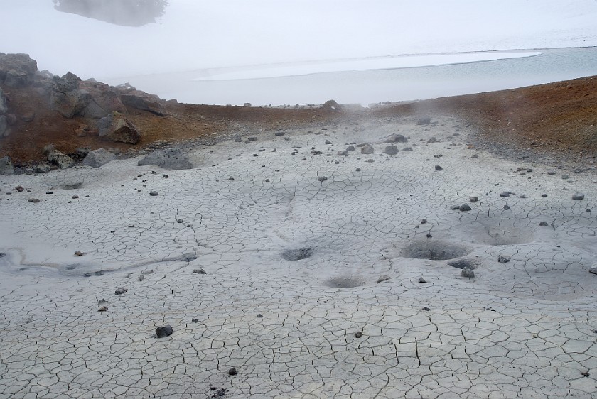 Krafla. Viti geothermal field. Mývatn Region. .