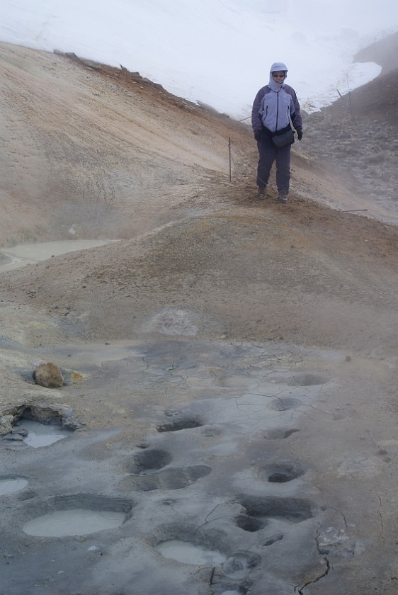 Krafla. Viti geothermal field. Mývatn Region. .