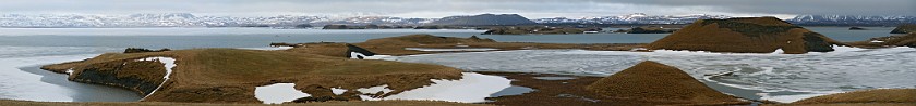 Around Lake Mývatn. Pseudocrater area of Skútustaðir. Mývatn Region. .