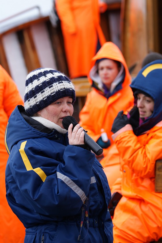 Whale Watching at Húsavík. On board of the Náttfari. Húsavík. .