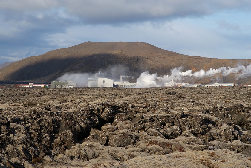 Blue Lagoon. Power station. near Grindavík. .