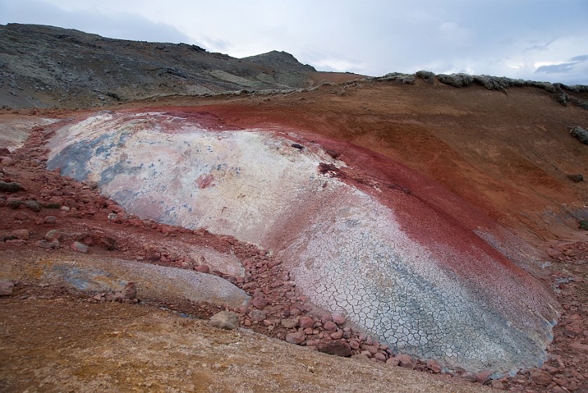 Seltún Geothermal Area. Volcanic sediments. near Grindavík. .